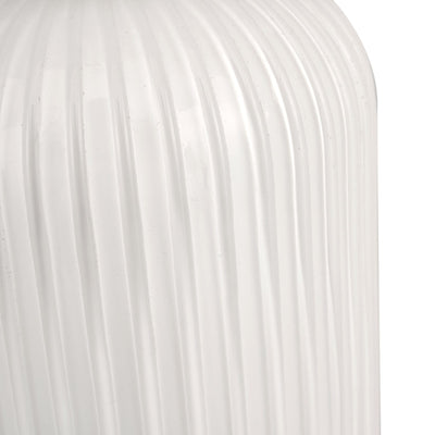 Ruma White Ribbed Glass Pendant | Lighting | Rūma