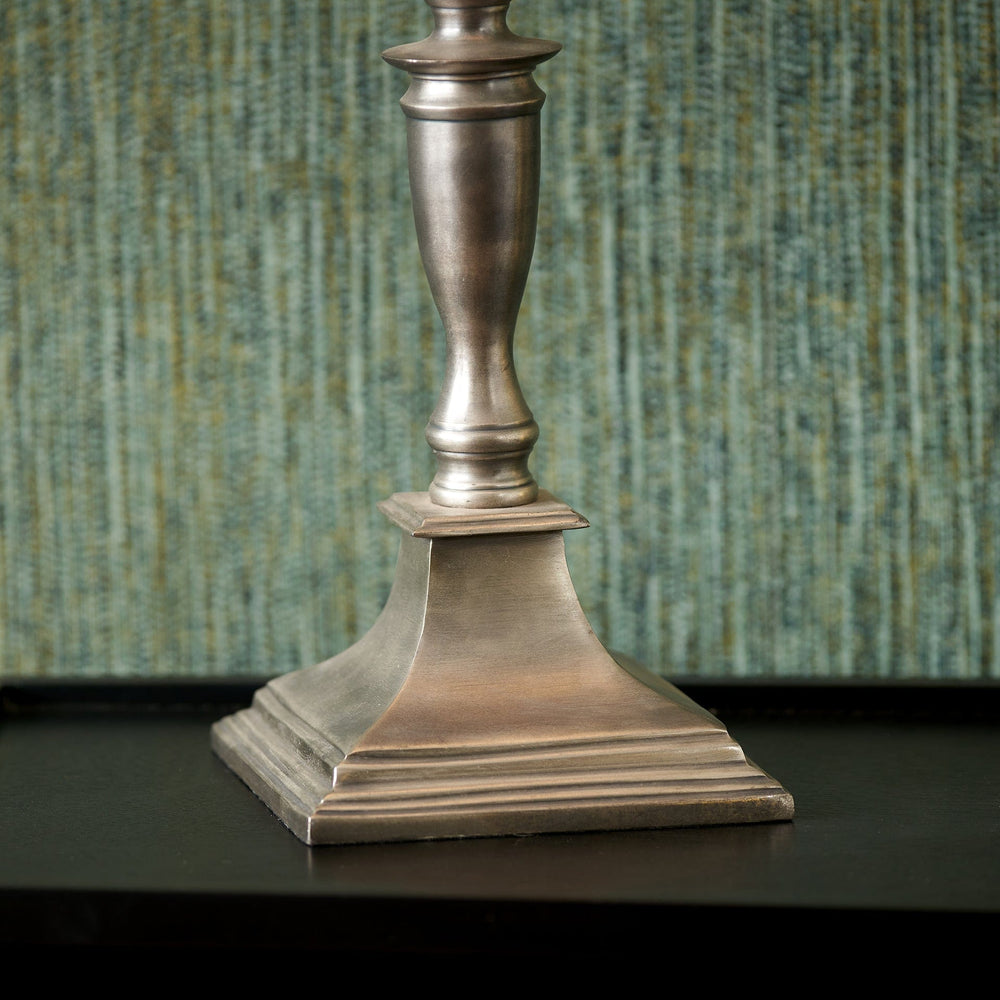 Ruma Maidstone Antique Silver Table Lamp | Home Lighting | Rūma