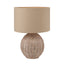 Ruma Large Rattan Cream Wash Table Lamp | Lighting | Rūma