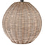 Manila Small Rattan Cream Wash Bedside Table Lamp Set Of 2