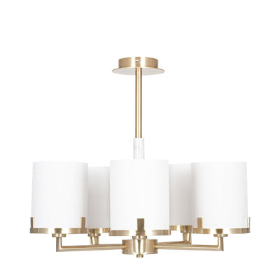 Ruma Marble Effect 5 Arm Pendant | Lighting | Rūma