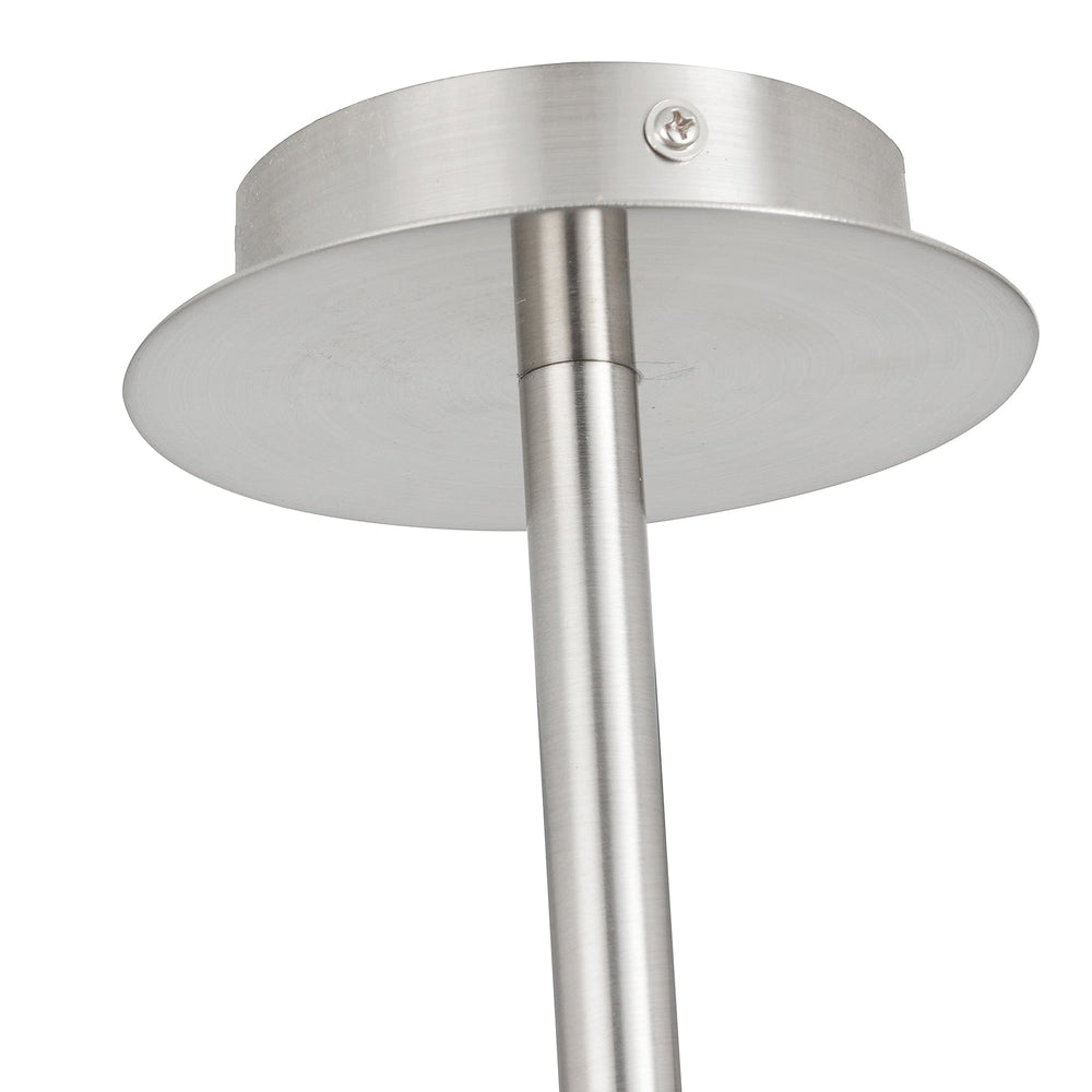 Ruma Silver and Grey Marble 3 Arm Pendant | Lighting | Rūma