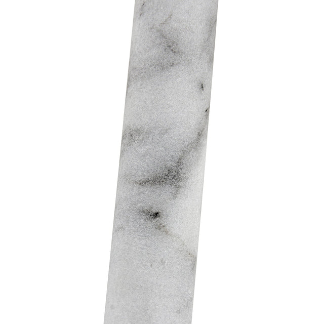 Ruma Silver and Grey Marble Floor Lamp | Lighting | Rūma