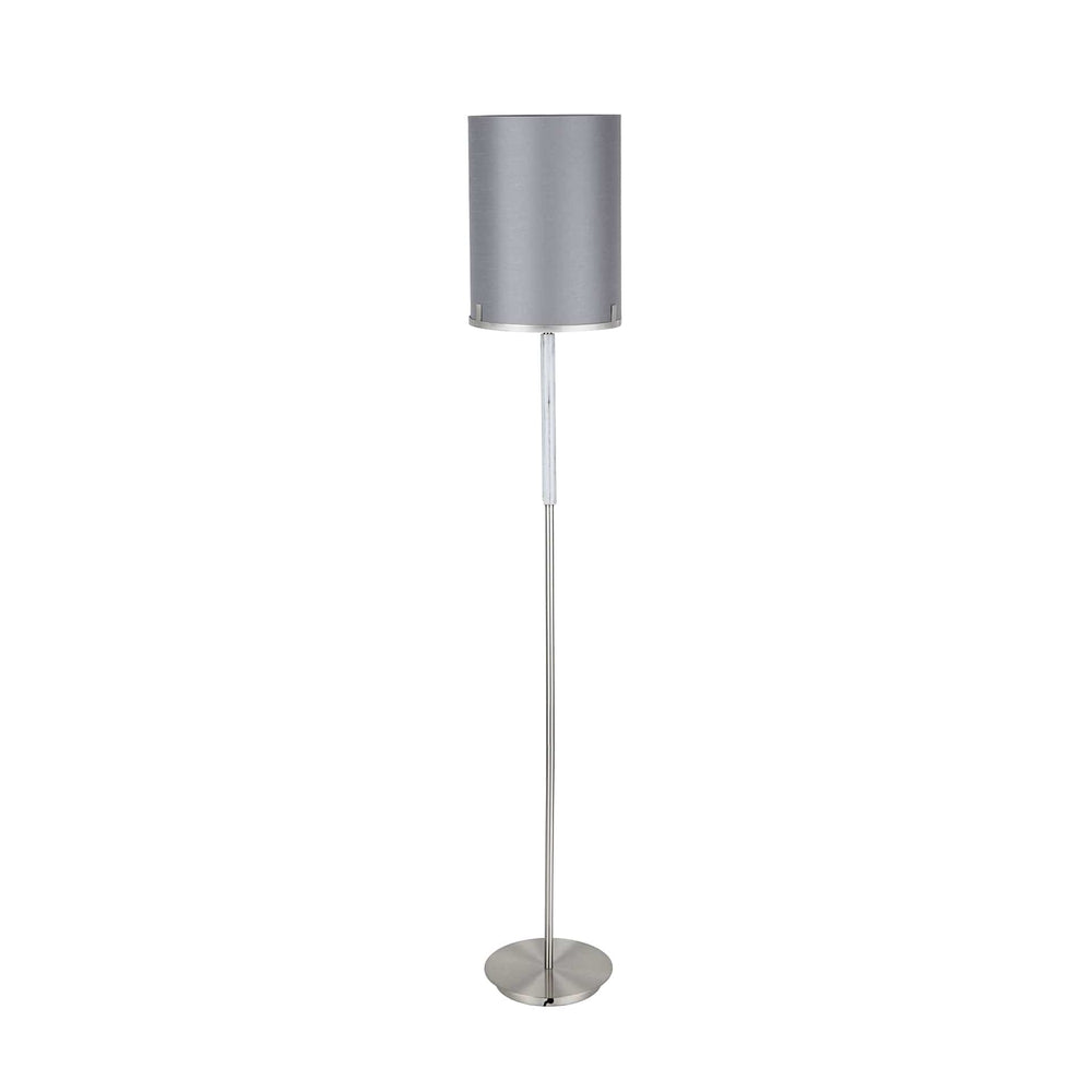 Ruma Silver and Grey Marble Floor Lamp | Lighting | Rūma