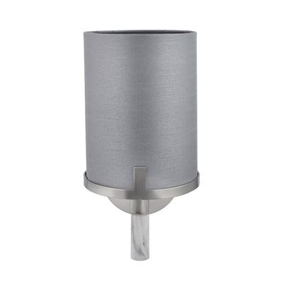 Ruma Silver and Grey Marble Wall Light | Lighting | Rūma