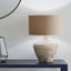 Ruma White Wash Textured Wood Table Lamp | Lighting | Rūma