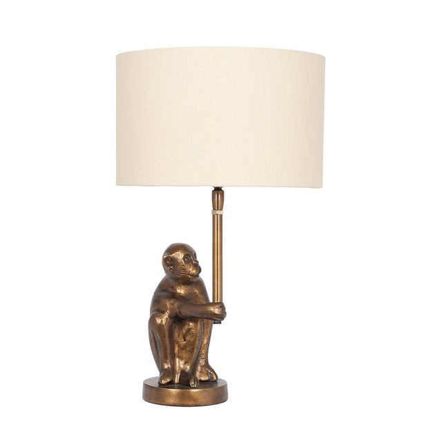 Ruma Marmoset Antique Brass Table Lamp | Rūma
