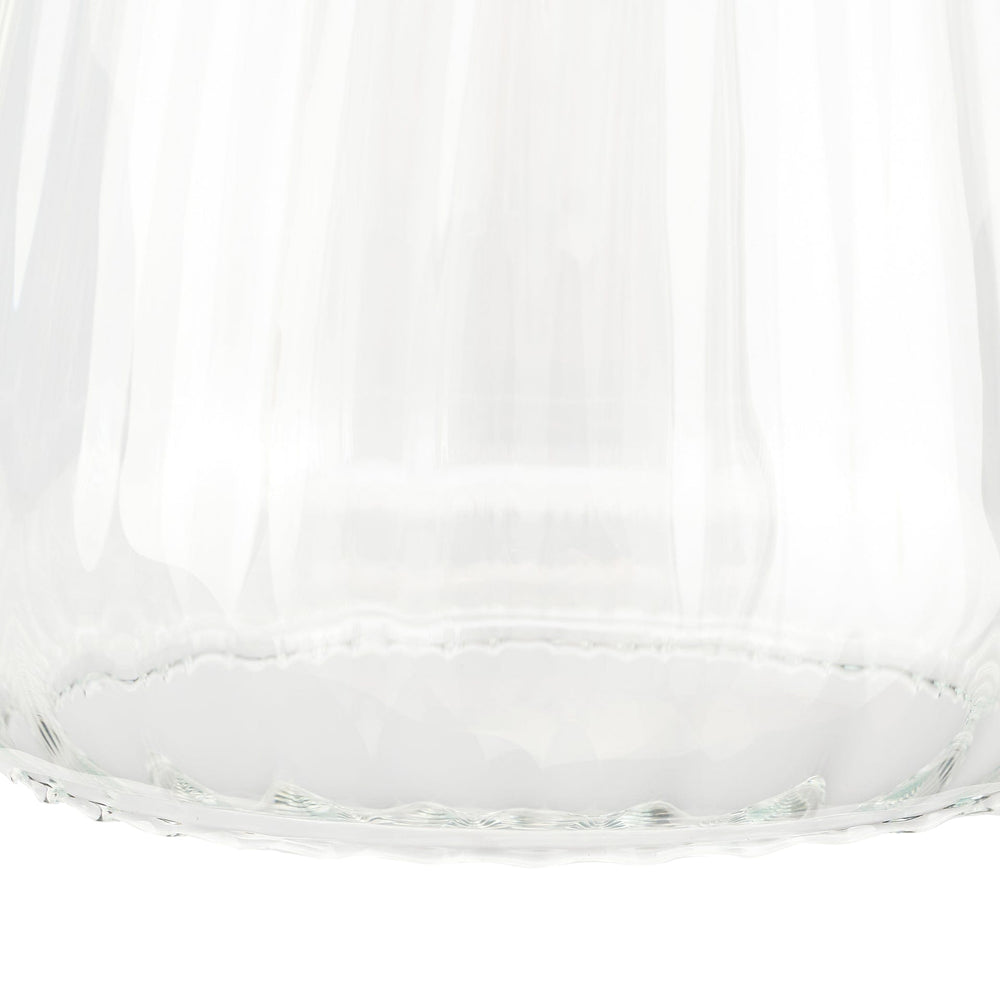 Ruma Clear Optic Tapered Glass Pendant | Lighting | Rūma
