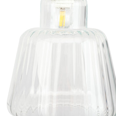 Ruma Clear Optic Tapered Glass Pendant | Lighting | Rūma