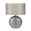 Morgan Silver Textured Ceramic Table Lamp