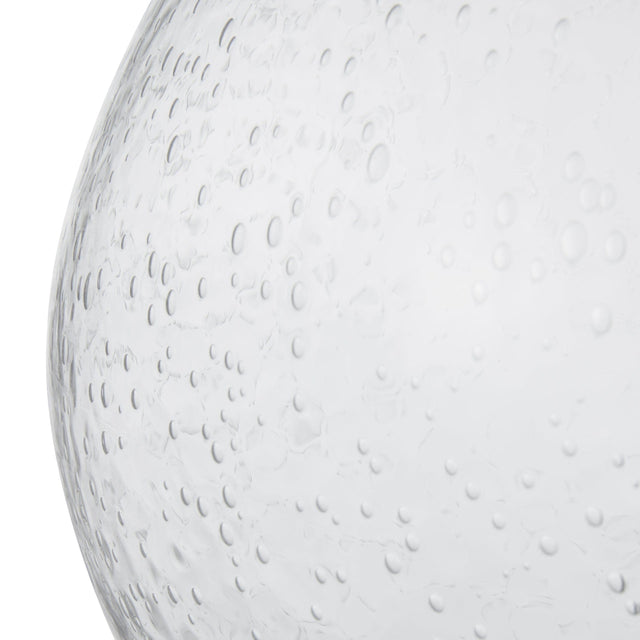 Ruma Clear Bubble Glass Round Organic Table Lamp | Lighting | Rūma