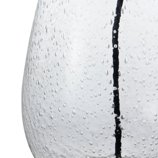 Ruma Clear Bubble Glass Tall Organic Table Lamp | Lighting | Rūma