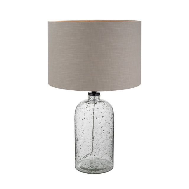 Ruma Grey Bubble Glass Table Lamp | Lighting | Rūma