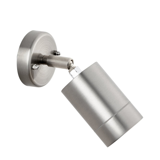 Ruma Brushed Silver Adjustable Outdoor Wall Light | Lighting | Rūma