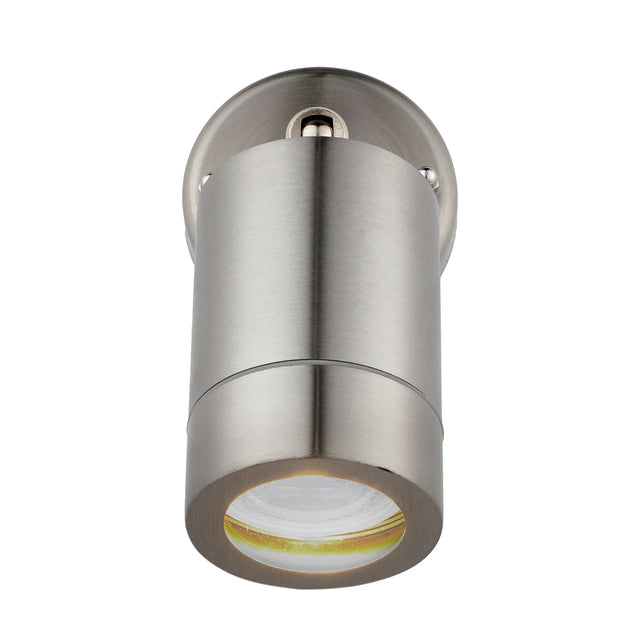 Ruma Brushed Silver Adjustable Outdoor Wall Light | Lighting | Rūma