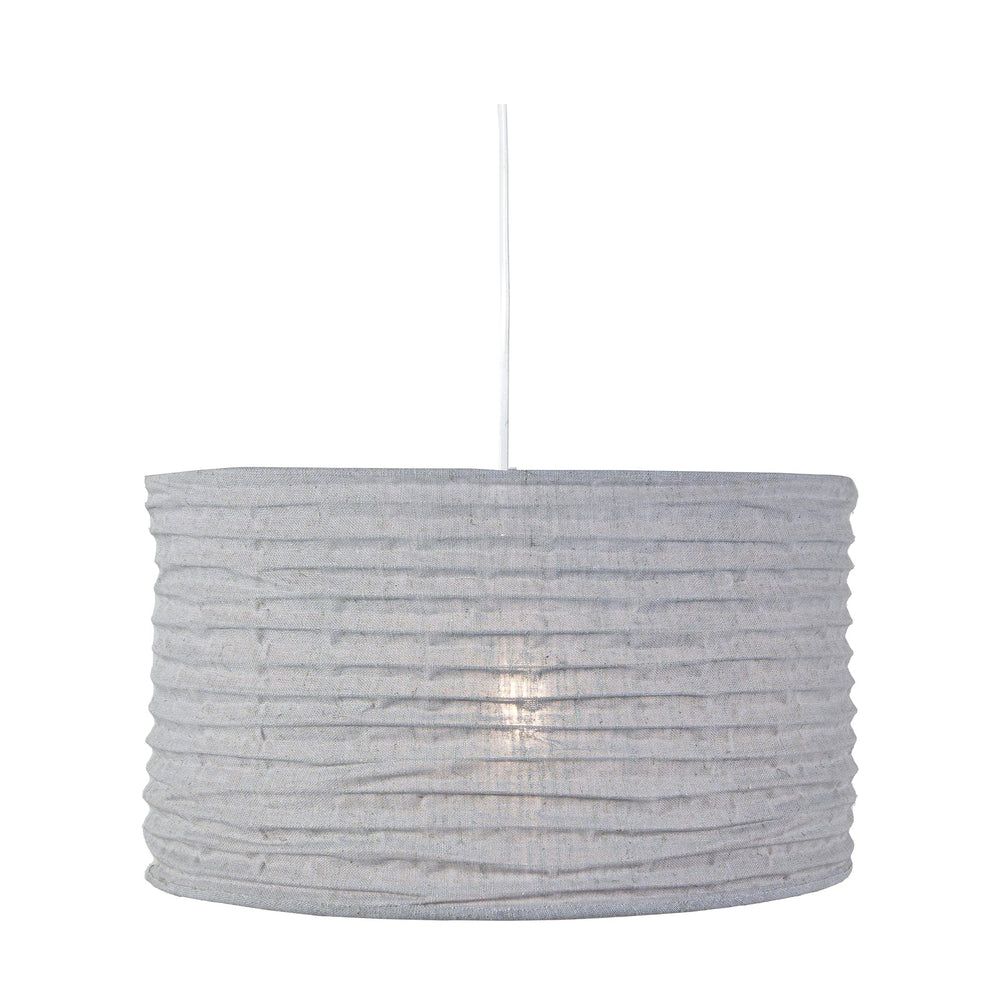 Ruma 35cm Grey Jute Pendant | Home Lighting | Rūma