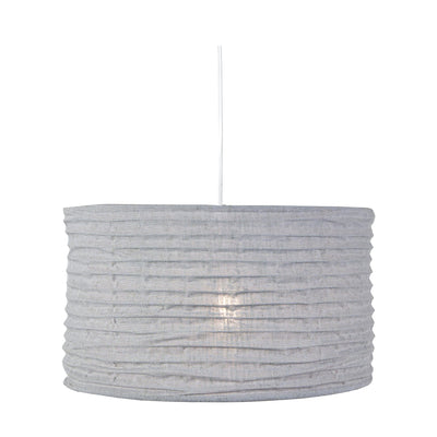 Ruma 35cm Grey Jute Pendant | Home Lighting | Rūma