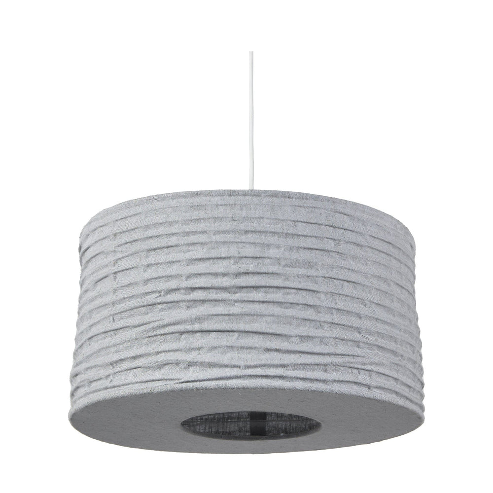 Ruma 35cm Grey Jute Pendant | Home Lighting | Rūma