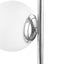 Pegasus White Orb and Silver Table Lamp