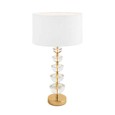 Ruma Glass And Antique Brass Table Lamp | Lighting | Rūma