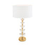 Ruma Glass And Antique Brass Table Lamp | Lighting | Rūma