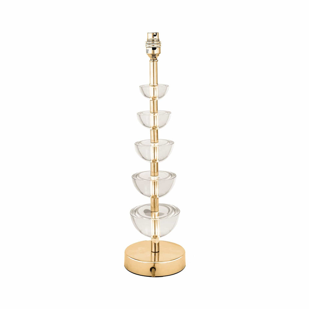 Ruma Glass And Antique Brass Table Lamp | Lighting | Rūma