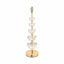 Ruma Glass And Antique Brass Table Lamp | Lighting | Rūma