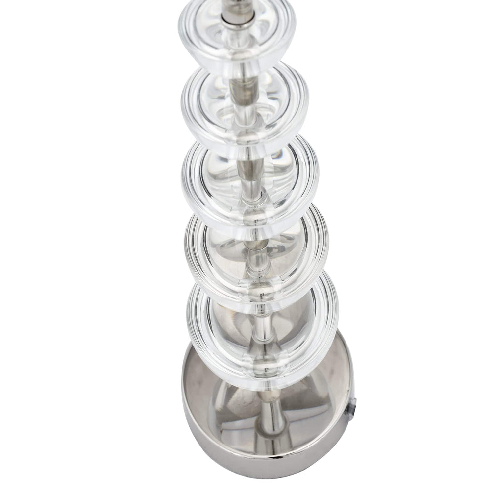 Ruma Glass And Silver Table Lamp | Lighting | Rūma