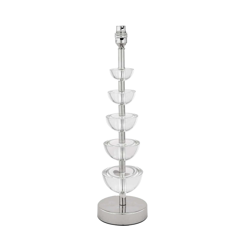 Ruma Glass And Silver Table Lamp | Lighting | Rūma