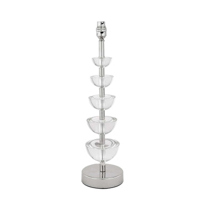 Ruma Glass And Silver Table Lamp | Lighting | Rūma