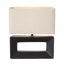 Ruma Black Rectangular Ceramic Table Lamp | Lighting | Rūma
