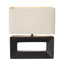 Ruma Black Rectangular Ceramic Table Lamp | Lighting | Rūma