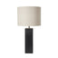 Ruma Black Tall Rectangular Ceramic Table Lamp | Lighting | Rūma