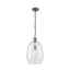 Ruma Clear Glass and Graphite Chain Drop Pendant | Lighting | Rūma