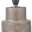 Saliya Grey Stoneware Etch Detail Table Lamp