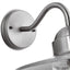 Ruma Brushed Steel Metal and Glass Fisherman Wall Light | Lighting | Ruma