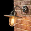 Ruma Brushed Steel Metal and Glass Fisherman Wall Light | Lighting | Ruma