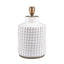 Ruma White Square Stoneware Table Lamp | Lighting | Rūma