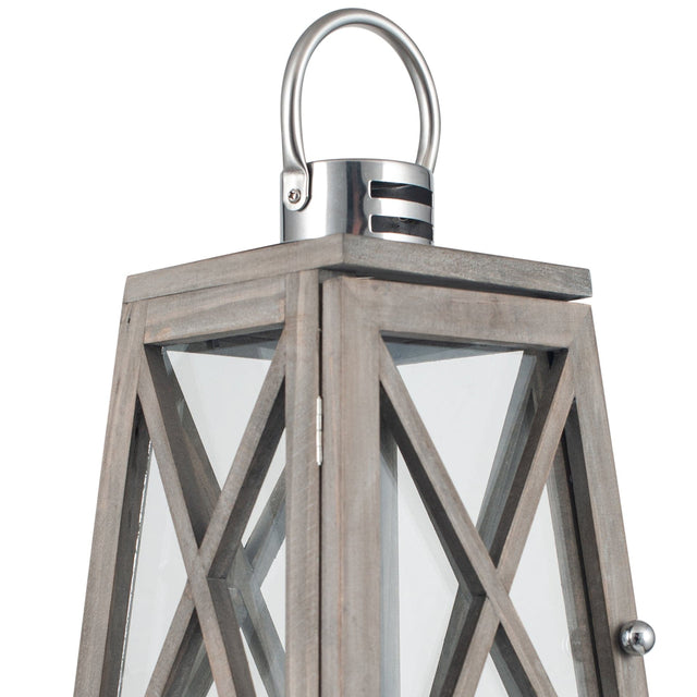 Ruma Grey Lantern Table Lamp | Home Lighting | Rūma