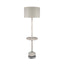 Ruma Vintage Grey Wood Floor Lamp with Table | Lighting | Rūma