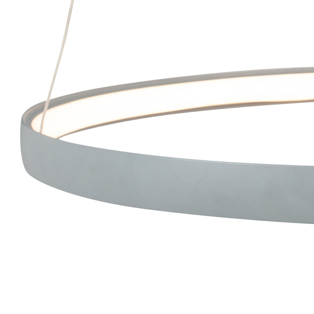 Ursa Grey LED Round Pendant