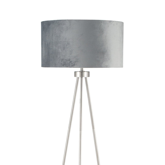 Ruma Brushed Silver Tripod Floor Lamp | Lighting | Rūma