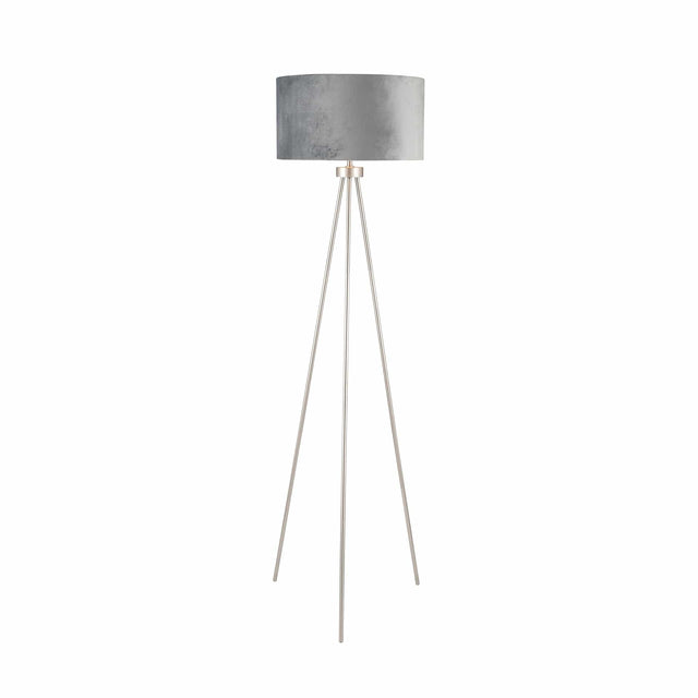 Ruma Brushed Silver Tripod Floor Lamp | Lighting | Rūma