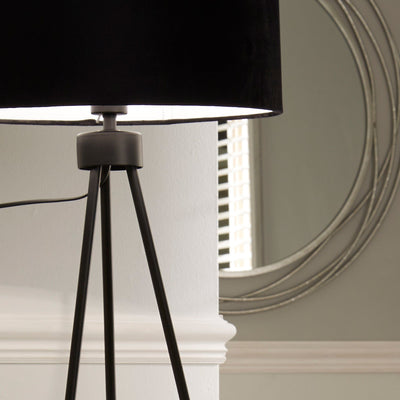 Ruma Matt Black Tripod Floor Lamp | Lighting | Rūma
