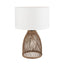 Ruma Natural Woven Domed Table Lamp | Lighting | Rūma