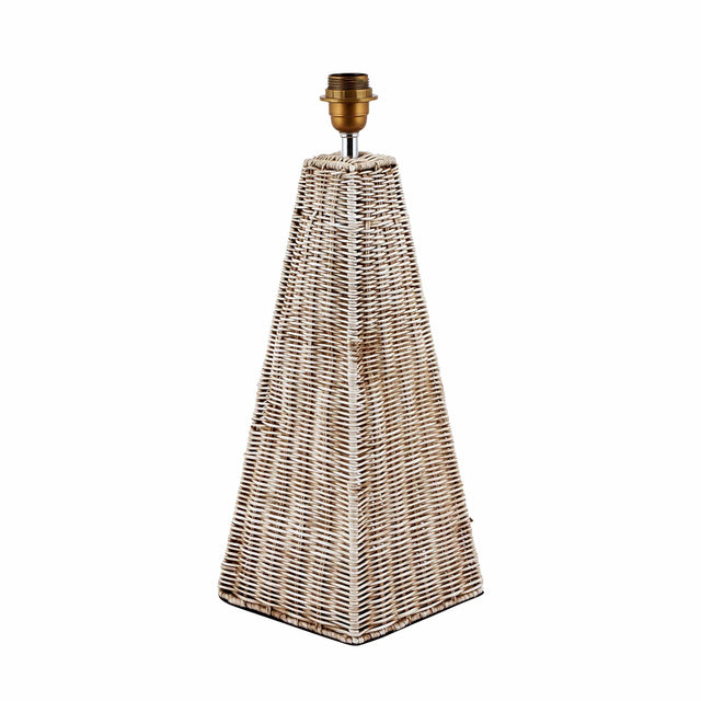 Ruma Rattan Pyramid Table Lamp | Lighting | Rūma