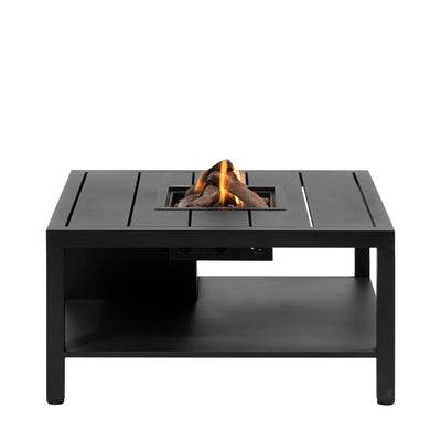 Ruma Cosiflow Square Anthracite Fire Pit Table  | Outdoor | Rūma