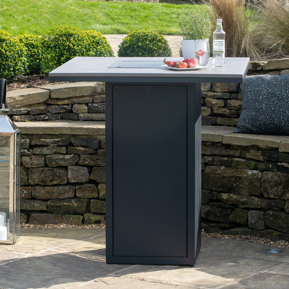 Ruma Cosiloft Black And Grey Fire Pit Bar Table  | Outdoor | Rūma