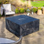 Ruma White & Grey Square Coffee Table Fire Pit  | Outdoor | Rūma