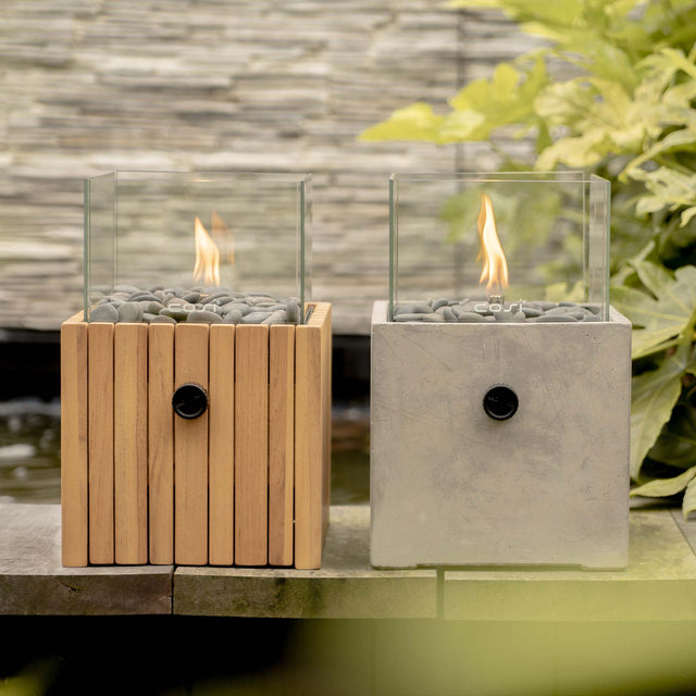 Ruma Cosiscoop Square Outdoor Timber Fire Lantern  | Outdoor | Rūma